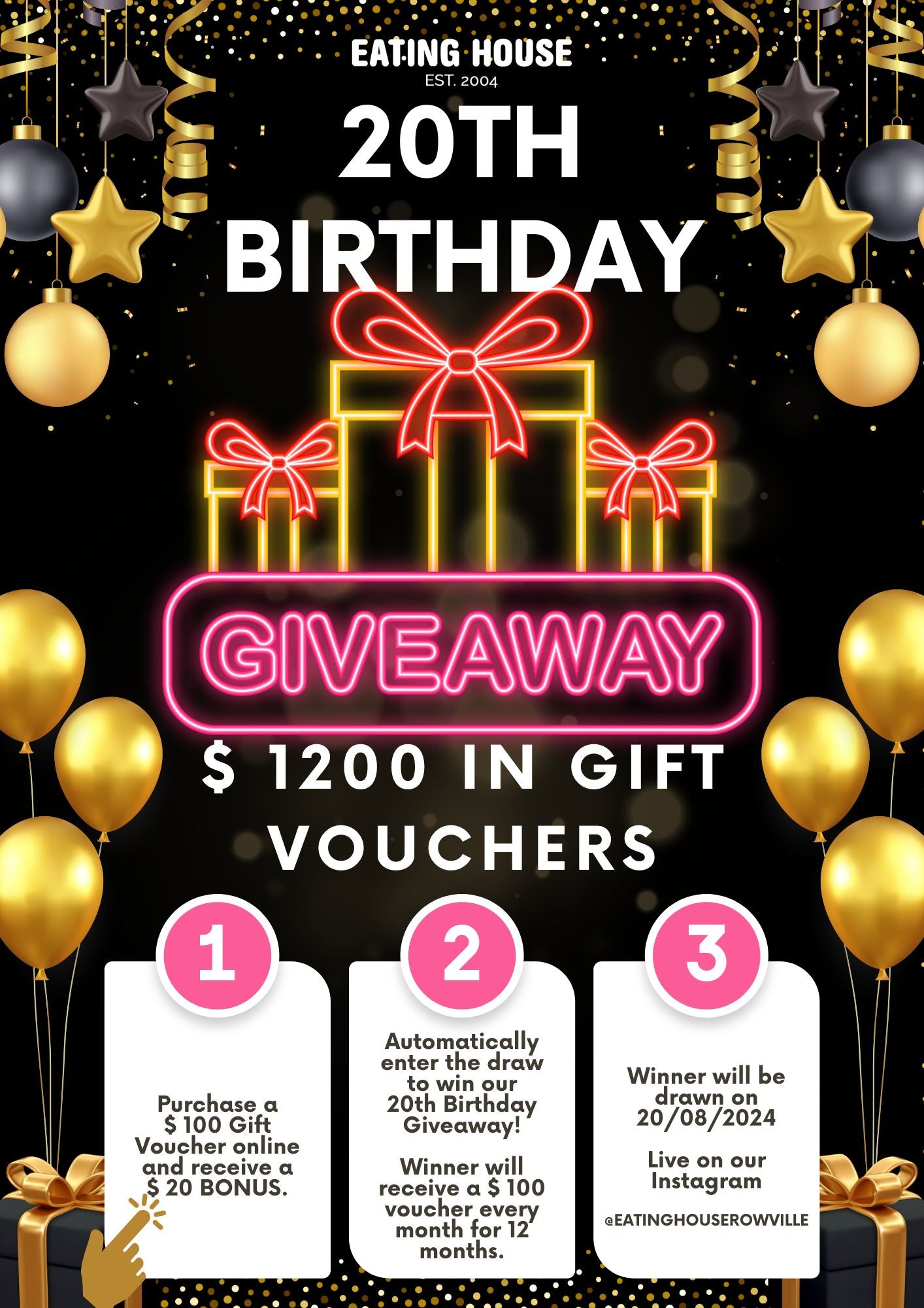 $1200 Gift Voucher Give Away!!