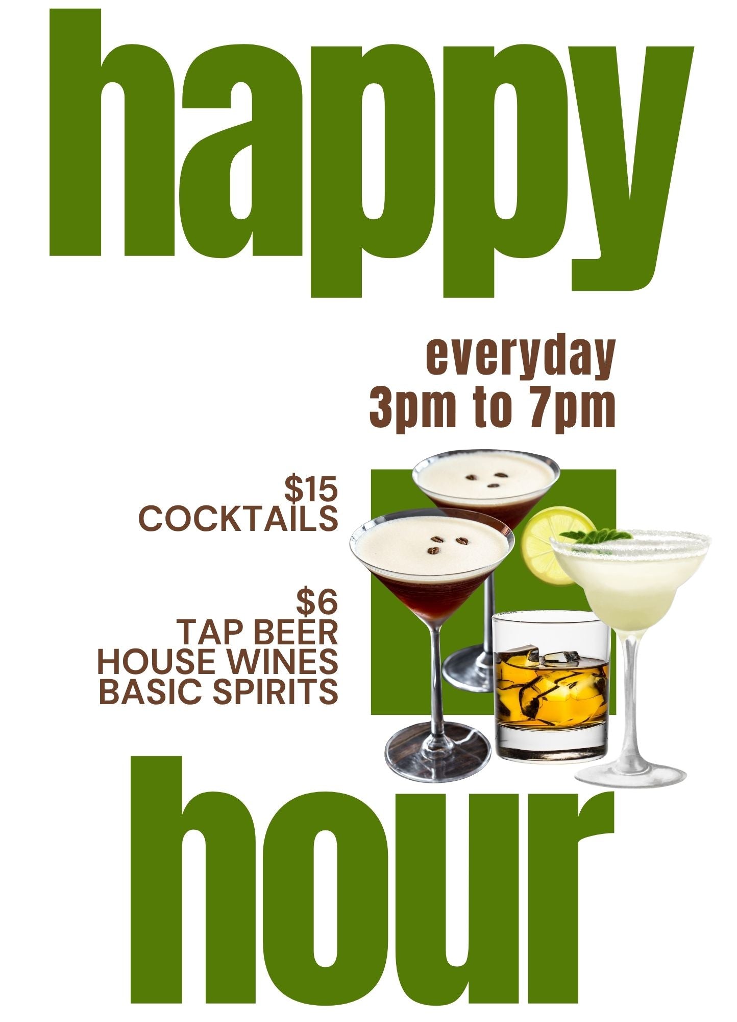 Join Us For Happy Hour!