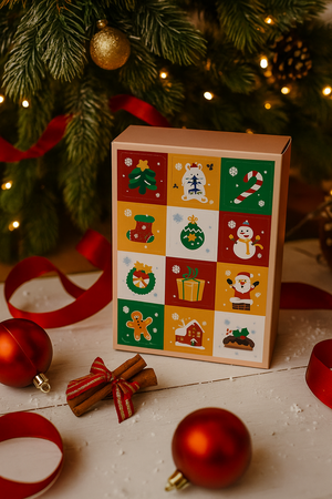 12 Days of Chocolate - Christmas Advent Gift Box (12 pack)